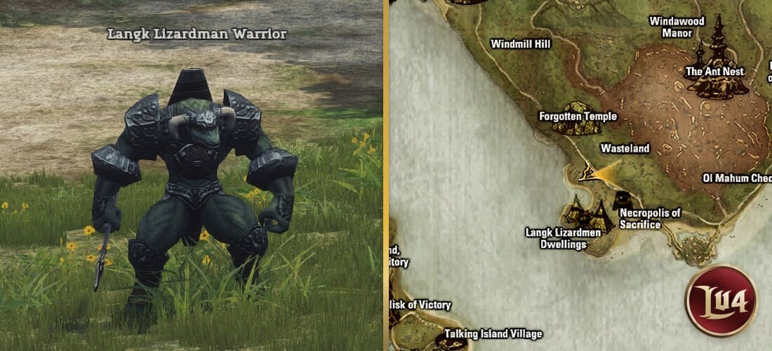 Langk Lizardman Warrior l2