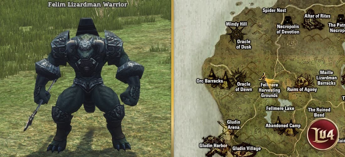 Felim Lizardman Warrior l2