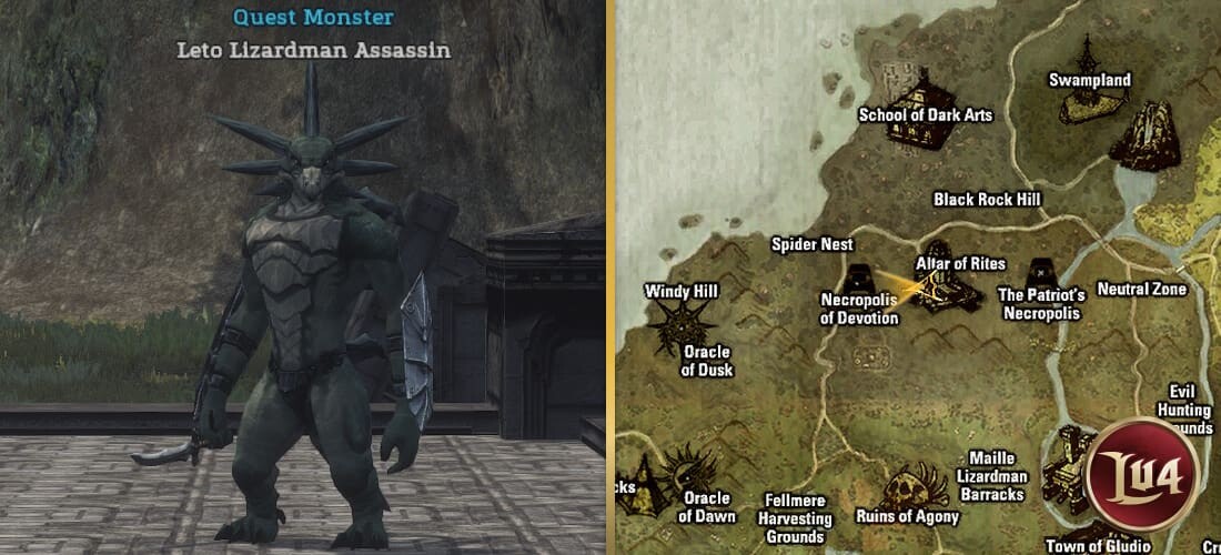Leto Lizardman Assasin l2