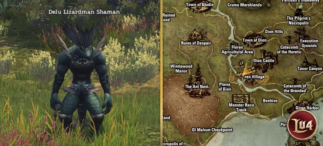 Delu Lizardman Shaman l2