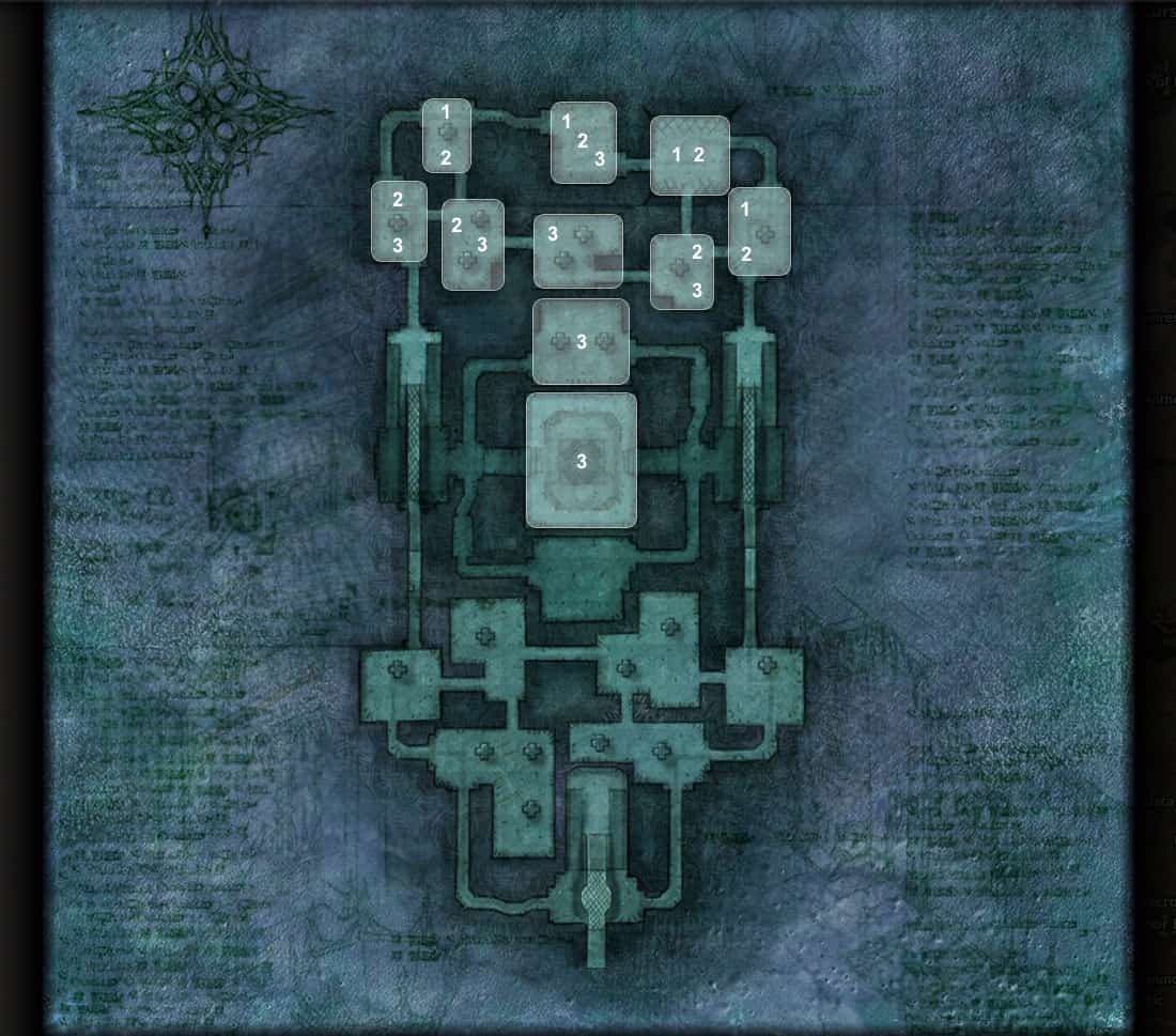 School of Dark Arts map
