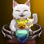 Autoloot Agathion - White Maneki Neko