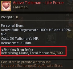 l2 talisman